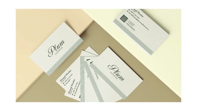 Plum Catering — Branding and Logo Design