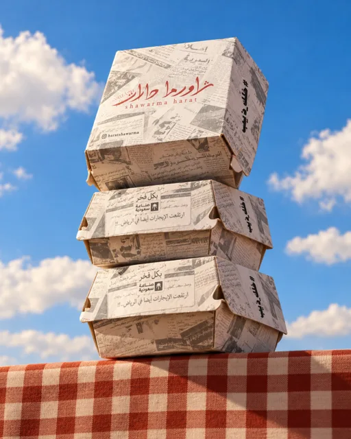Shawarma Harat — Packaging Design