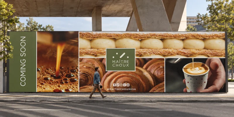 Maitre Choux — Hoarding Design — Creative Ad Design